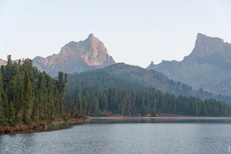 Ергаки озеро Светлое рассвет Утро на Светлом Озереphoto preview