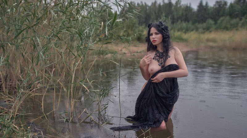 портрет, эротика, красота, модель, жанр, rekhov Анжелика под дождёмphoto preview