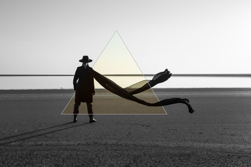 desert, conceptual, black and wite Transitionphoto preview