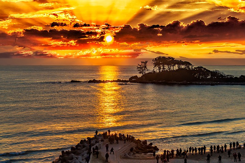 Myeongsun island sunrisephoto preview