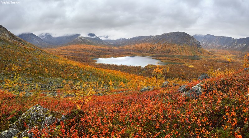 кольский, север, заполярье, хибины, малый вудьявр Осень на малом Вудьявреphoto preview