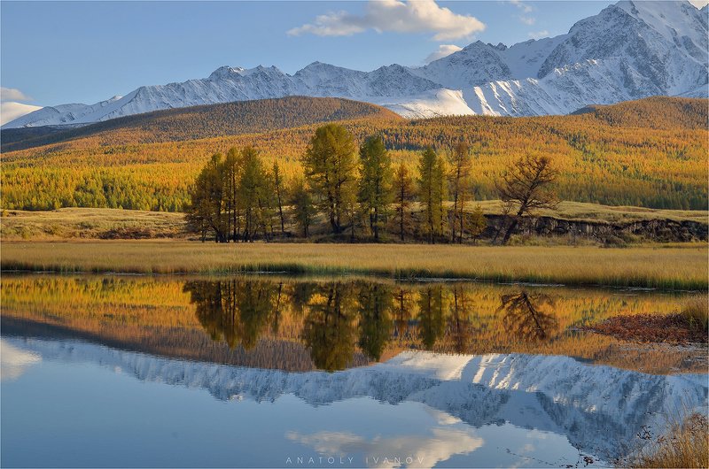 республика алтай, урочище ештыкёль, озеро джангысколь, северо-чуйский хребет Осенние краски Алтаяphoto preview