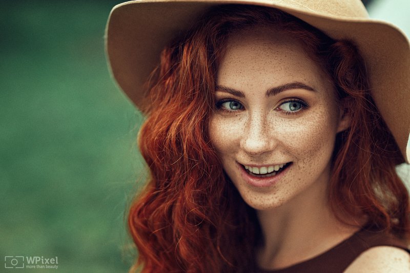portrait, women, eyes, redhair women by wpixel (More Than Beauty)photo preview
