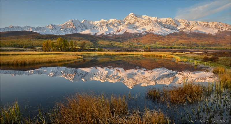республика алтай, урочище ештыкёль, озеро джангысколь, северо-чуйский хребет Рассвет на Джангысколеphoto preview