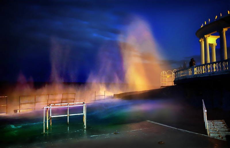 алушта, демерджи, крым Безлазерное, природное свето-шоуphoto preview