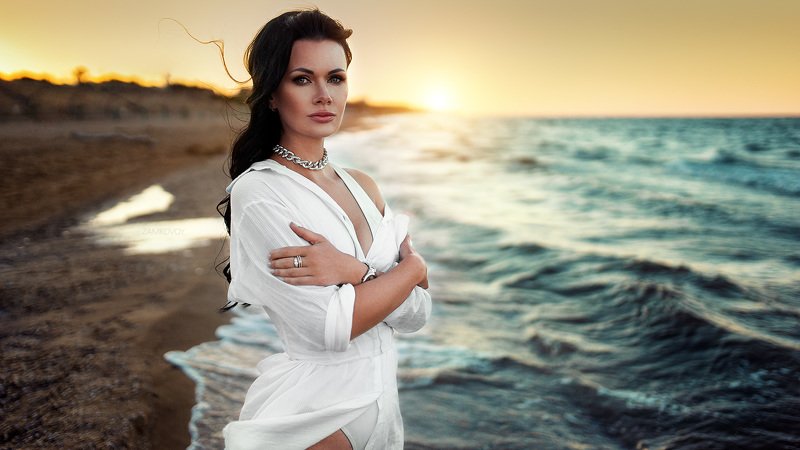 девушка, модель, портрет, девочка, море , пляж, женский портрет, art, female portait, popular, woman, model, sea, beach Каринаphoto preview