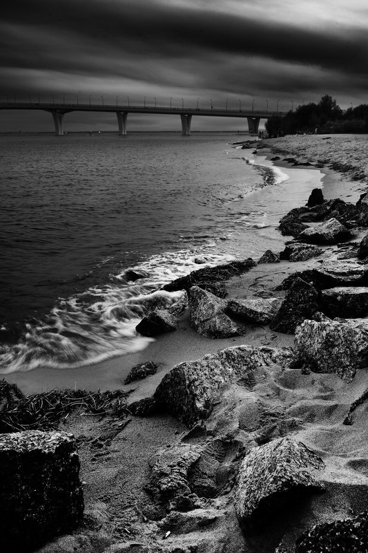 прибой, финский залив Следы прибоя.photo preview