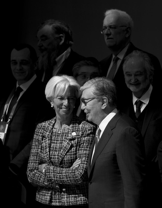 Lagarde  and  Tokayevphoto preview