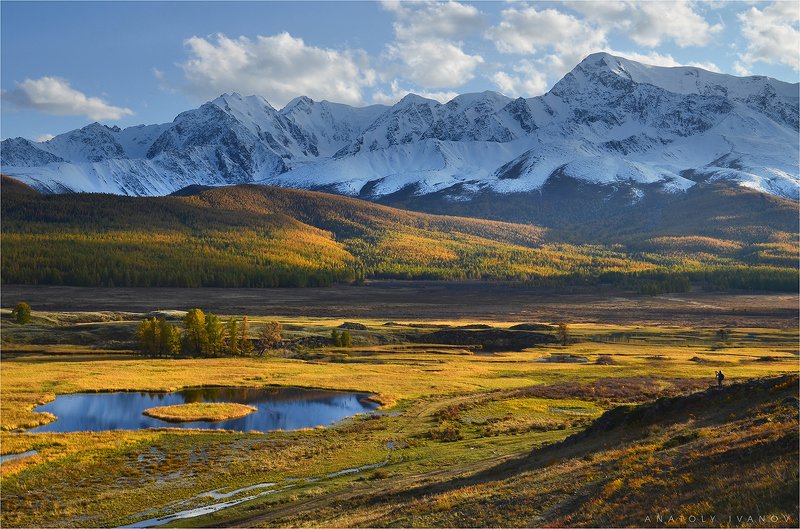 республика алтай, урочище ештыкёль, озеро джангысколь, северо-чуйский хребет Вечерний фотопленэр.photo preview