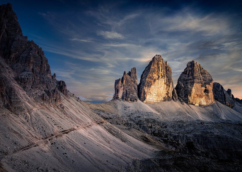 dolomites tre cime italy mountain photo preview